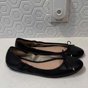 Essex Lane Classic Black Ballet Flats NWOT